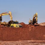 Earthmoving machine hired for the Onslow Iron Haulroad project